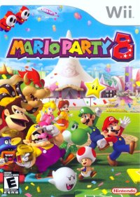 Mario Party 8 Wii US box art